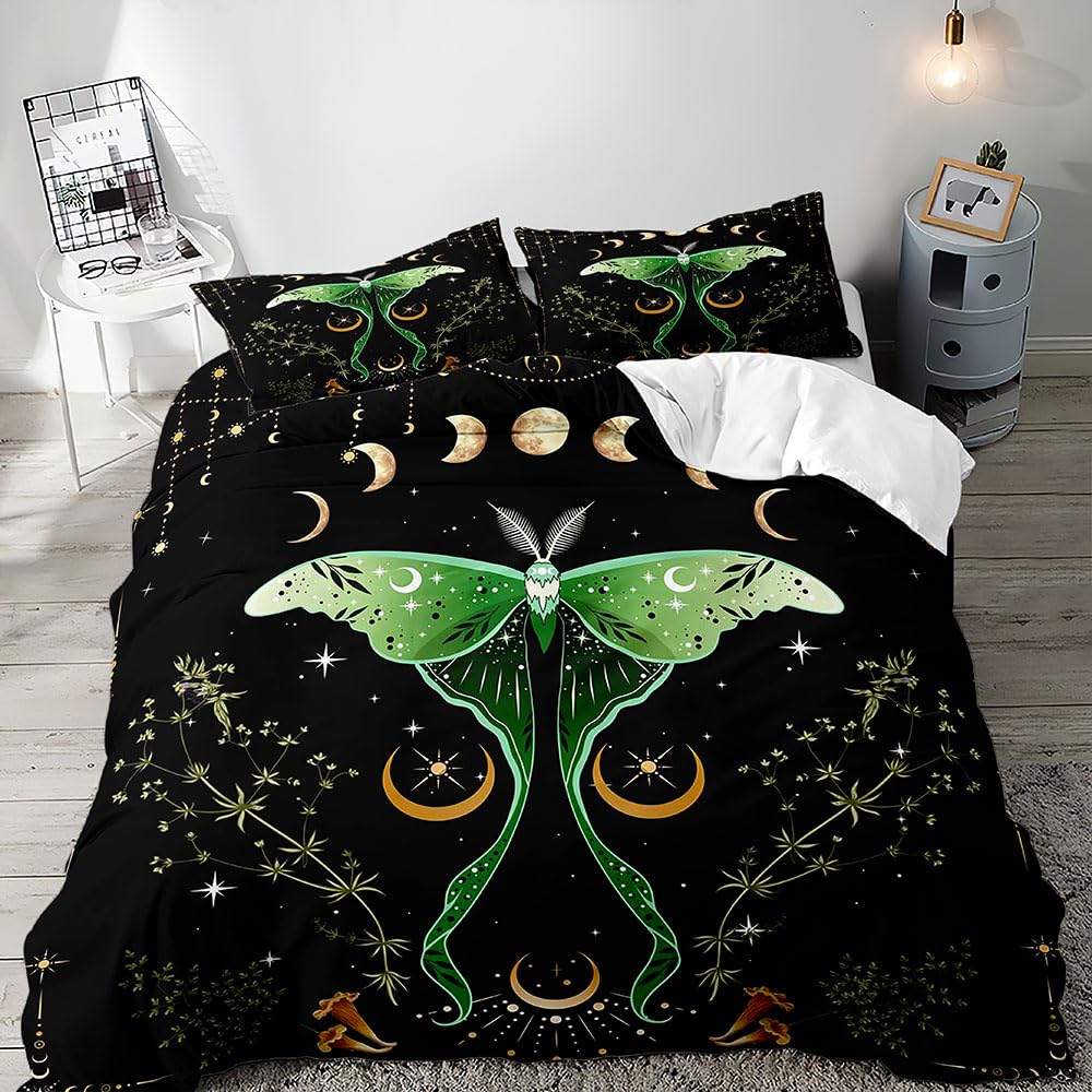Bed Sheet Microfiber - Ensemble de housse de couette gothique