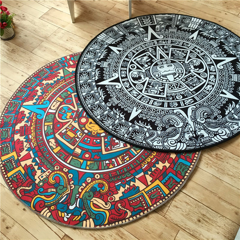 Quality Home Textiles - Tapis ronds capitaine en acrylique de