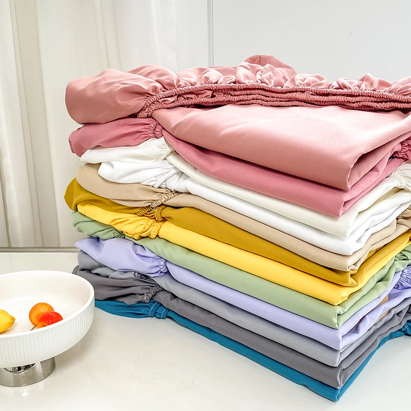 Bed Sheet Microfiber - Draps de lit double pour couple,