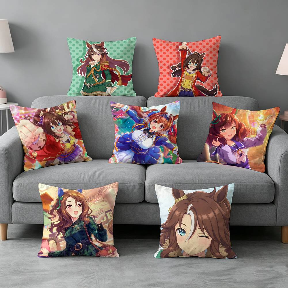 Home Textiles Definition - Housse de coussin Umamusume Pretty-y Derby,