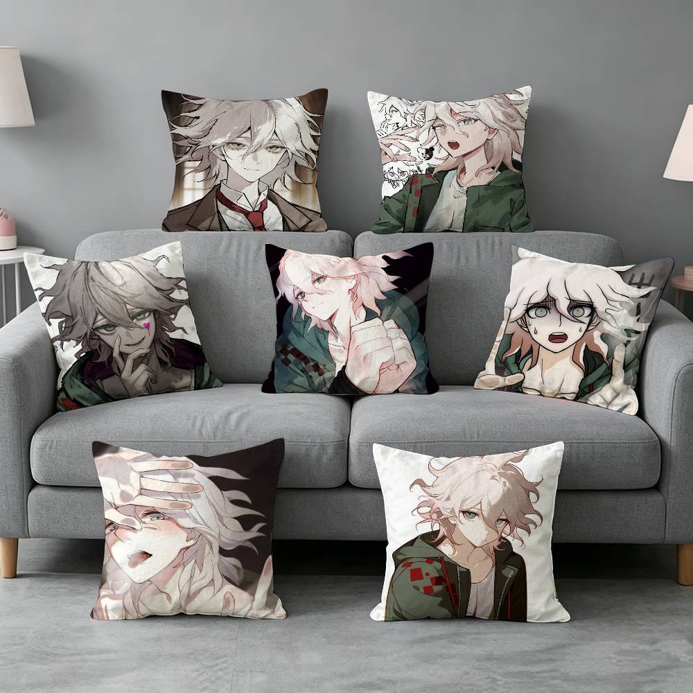 Home Textiles Definition - Housse de coussin Nagito Komaeda Game