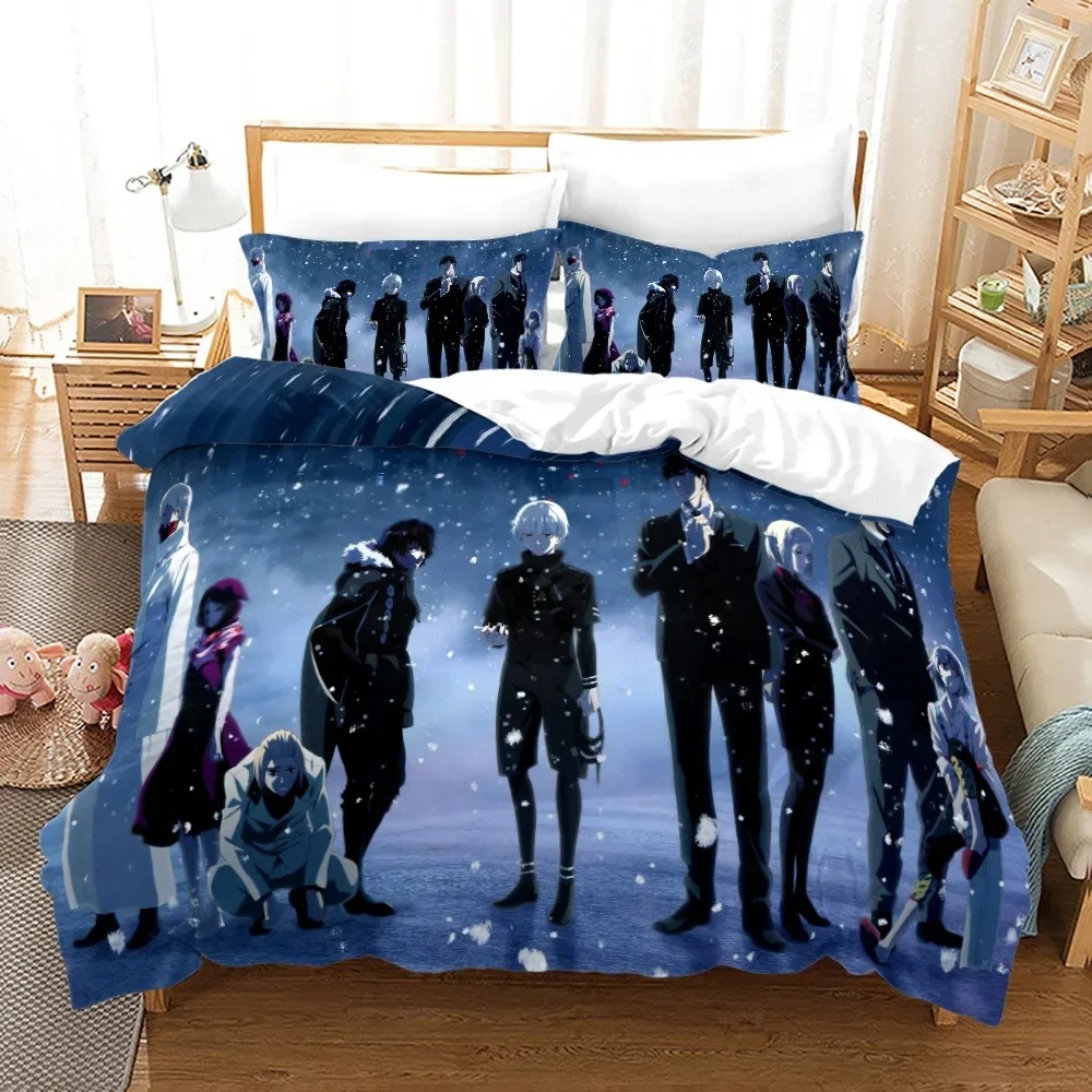 Bed Sheet Microfiber - Tokyo Ghoul Kaneki Ken ensembles de