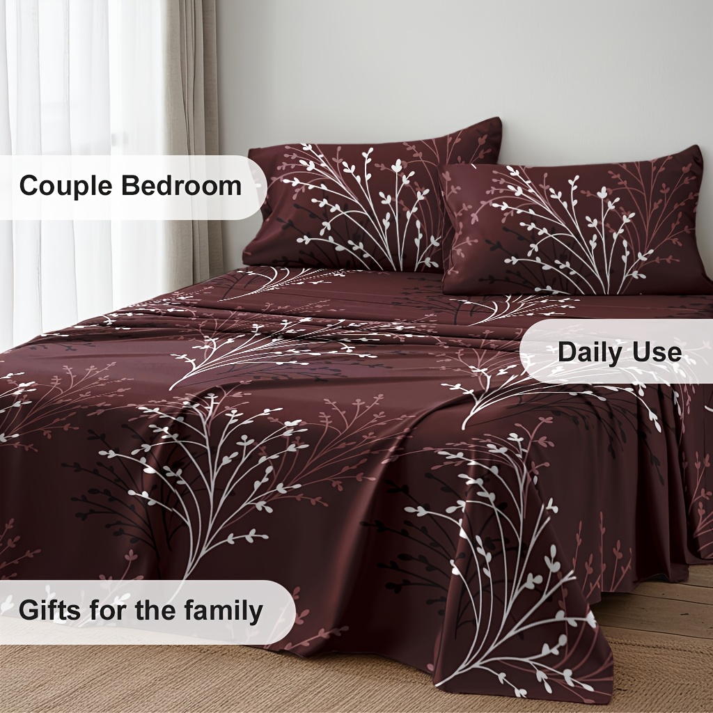 Bed Sheet Microfiber - Ensemble de draps de lit 4