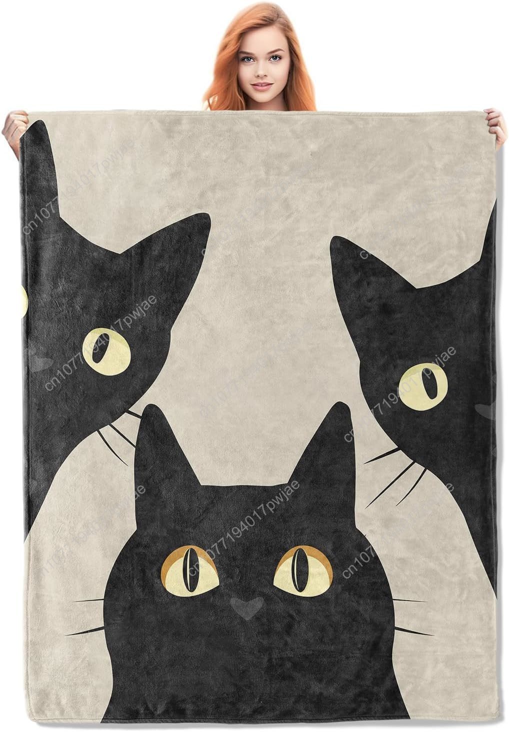 Home Textiles Towel - Couverture de chat drôle, cadeaux pour