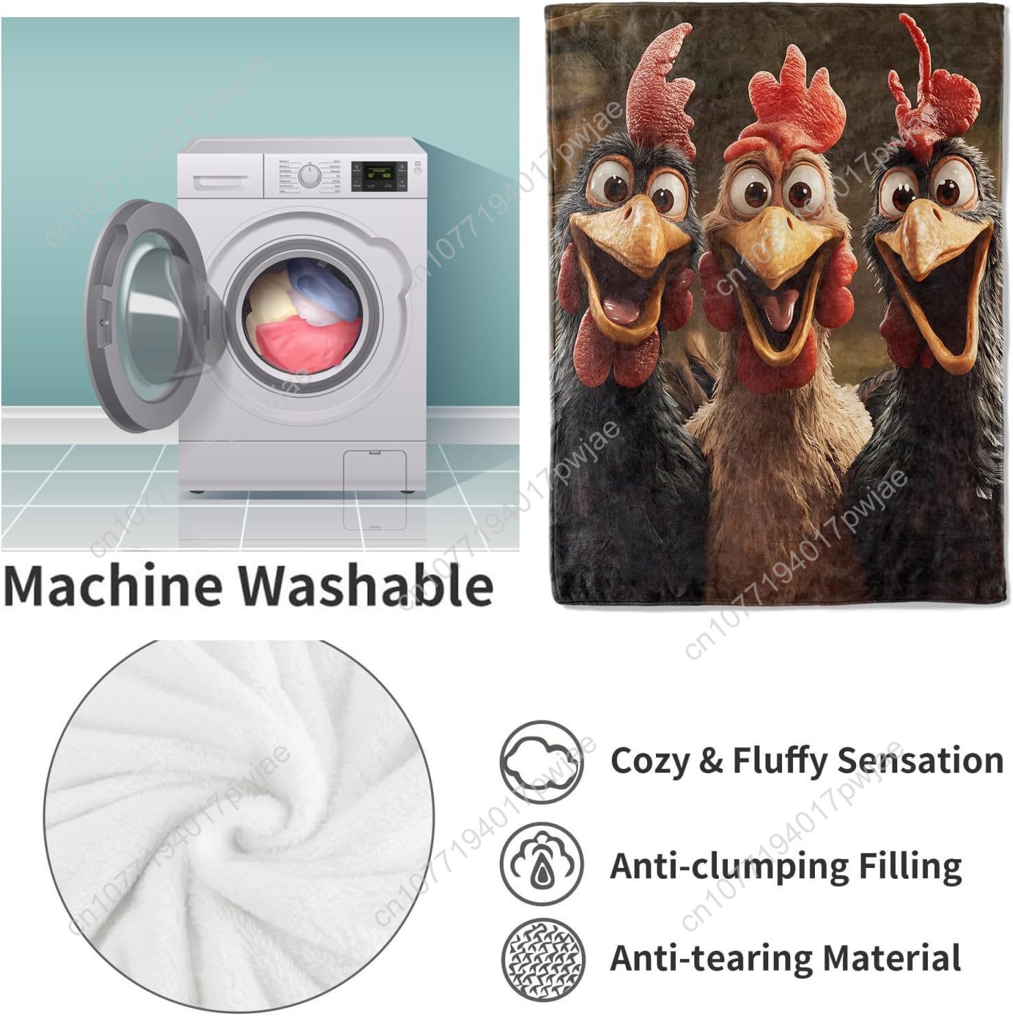 Couverture de poulets cadeaux  - Home Textiles Towel avis et prix