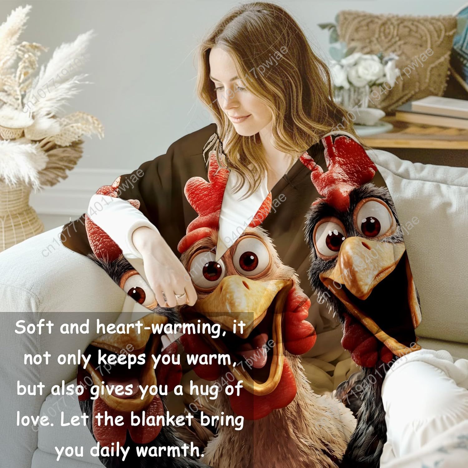 Couverture de poulets cadeaux  - Home Textiles Towel avis et prix
