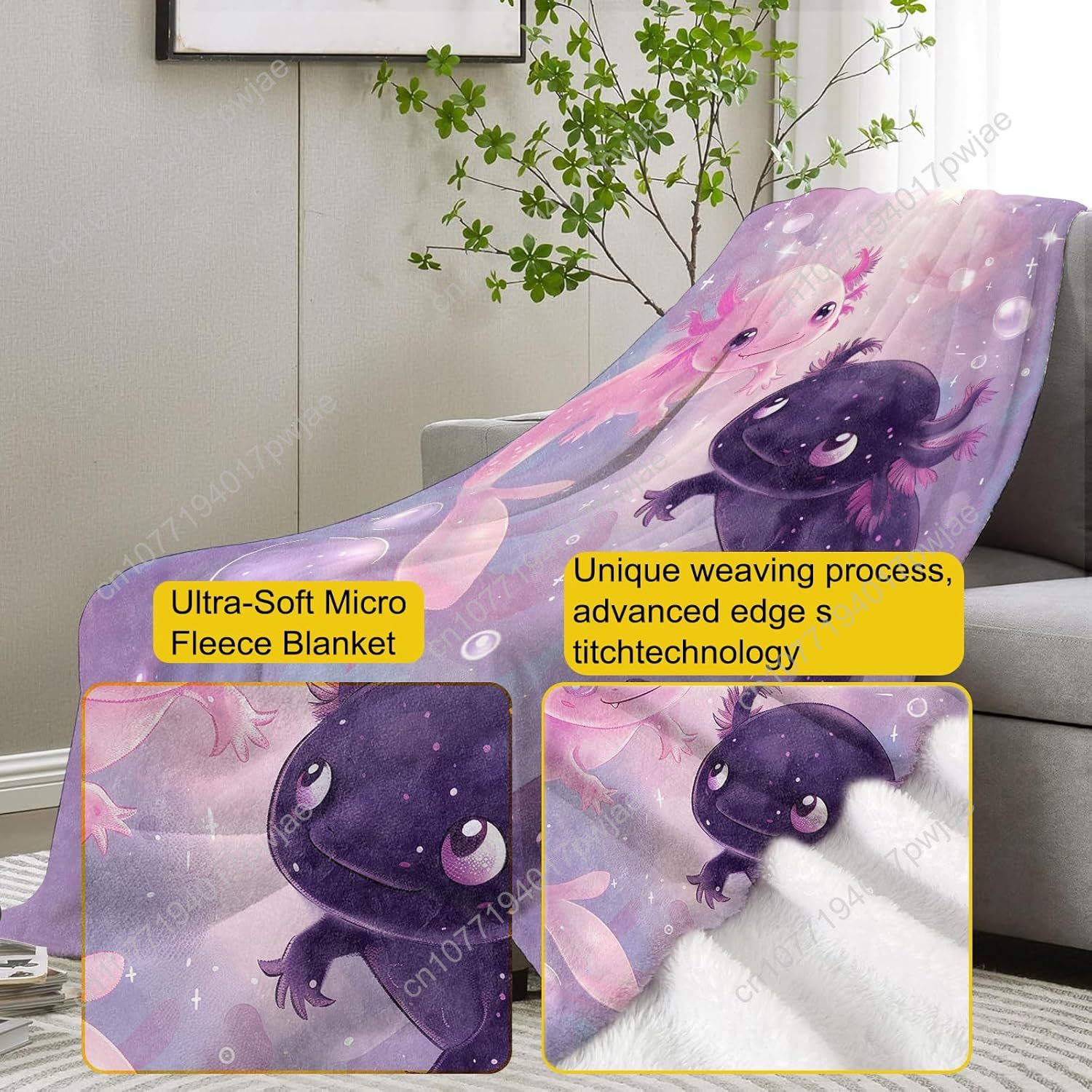 Couverture Axolotl mignonne co - Home Textiles Towel avis et prix