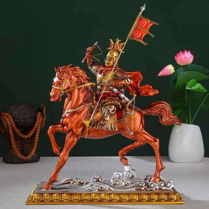 Statue de bouddha du roi Gesar - Home Textiles Products avis et prix