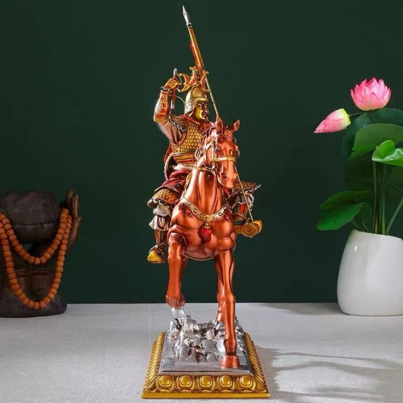 Statue de bouddha du roi Gesar - Home Textiles Products avis et prix