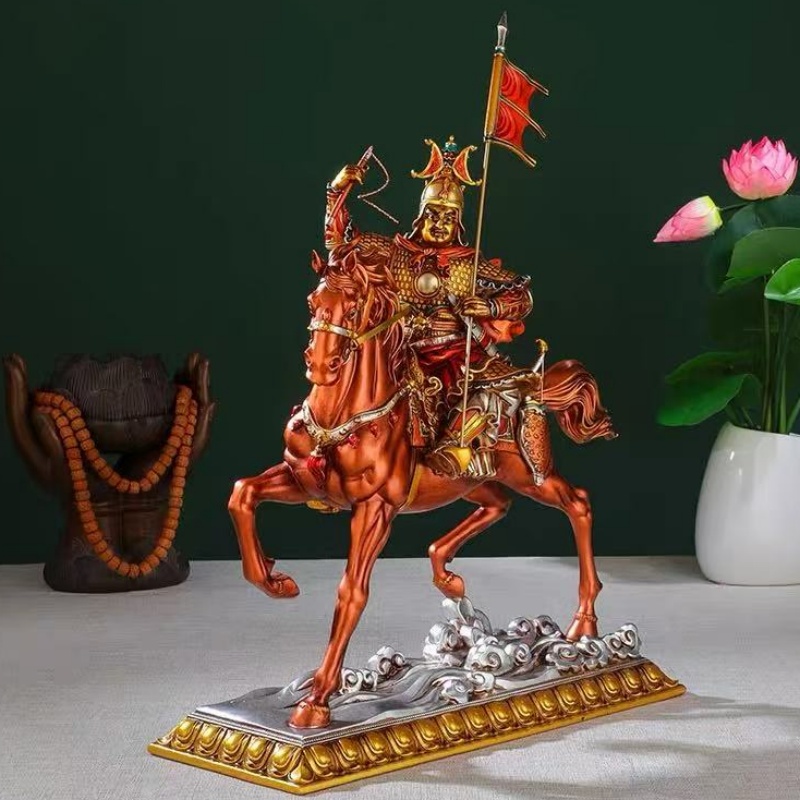 Statue de bouddha du roi Gesar - Home Textiles Products avis et prix
