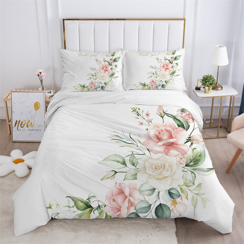 Parure de lit rustique à fleur - Bed Sheet Microfiber avis et prix