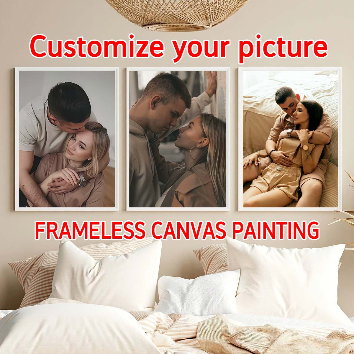 Triptyque - Cadre photo en boi - Textiles For Home avis et prix