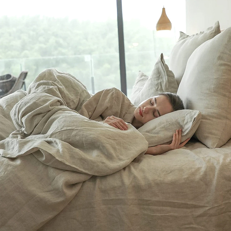 Housse de couette 100% lin lav - Quality Home Textiles avis et prix