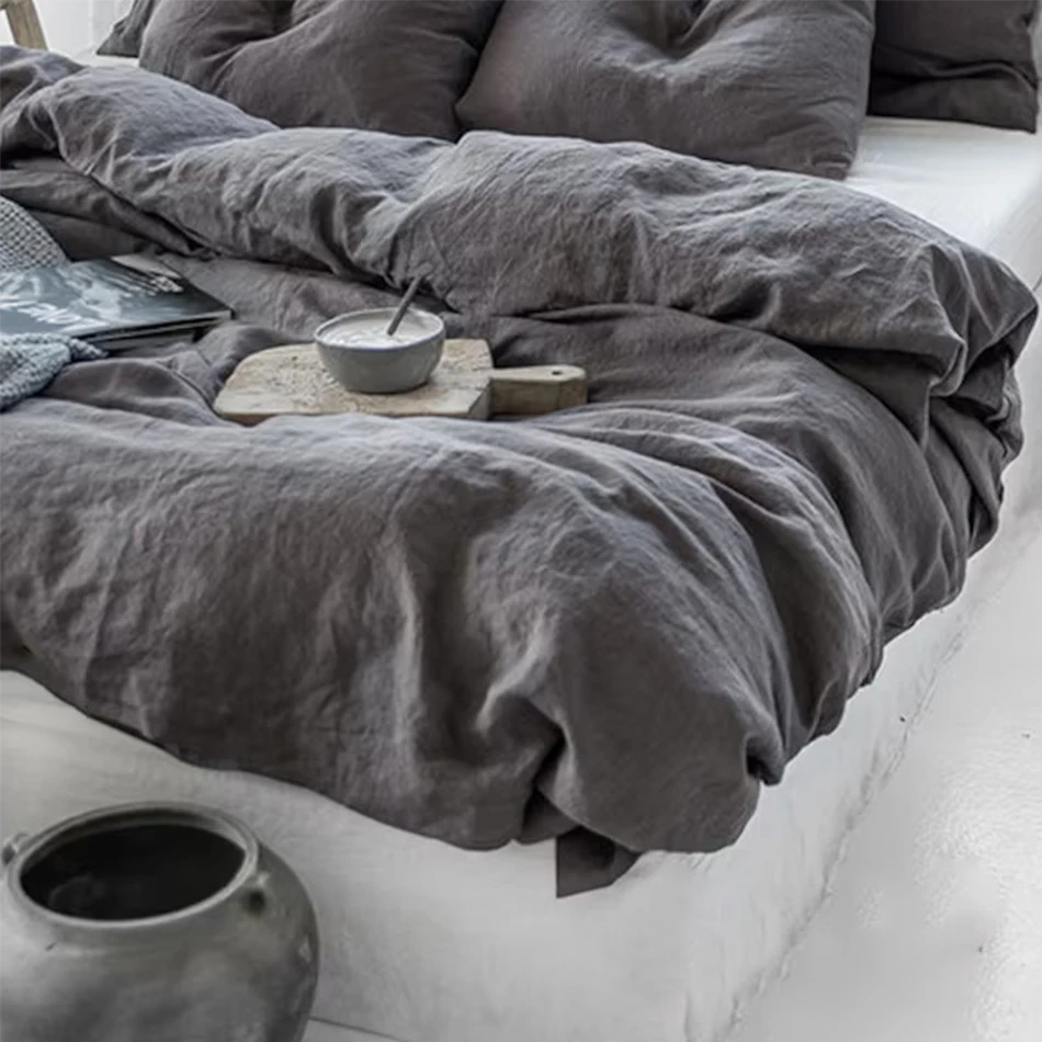 Housse de couette 100% lin lav - Quality Home Textiles avis et prix