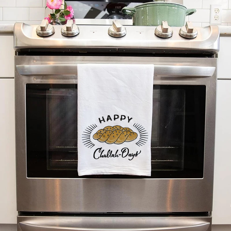 Happy Challah Days Hanukkah cu - Home Textiles Towel avis et prix