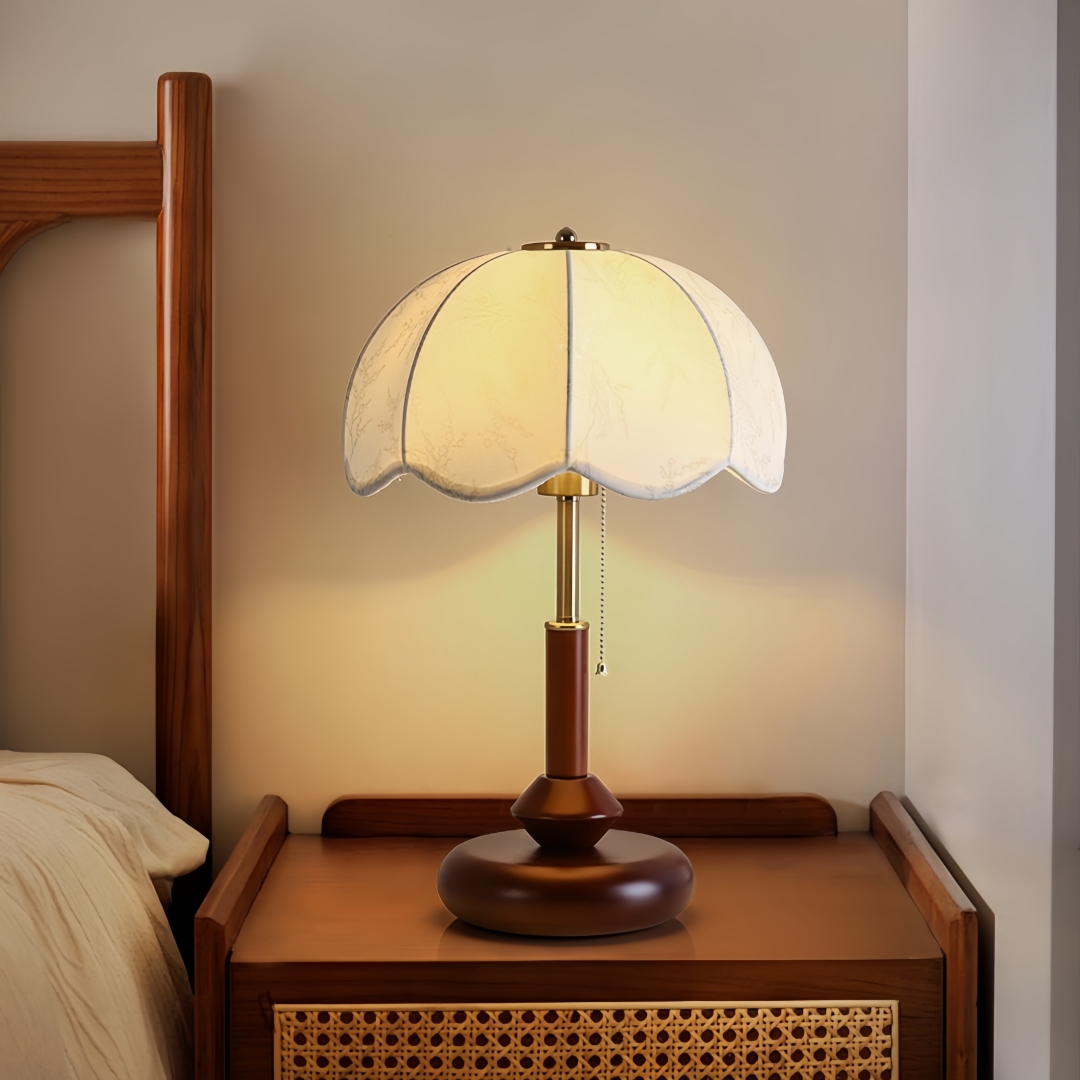 Lampe de table vintage à abat- - Textiles For Home avis et prix