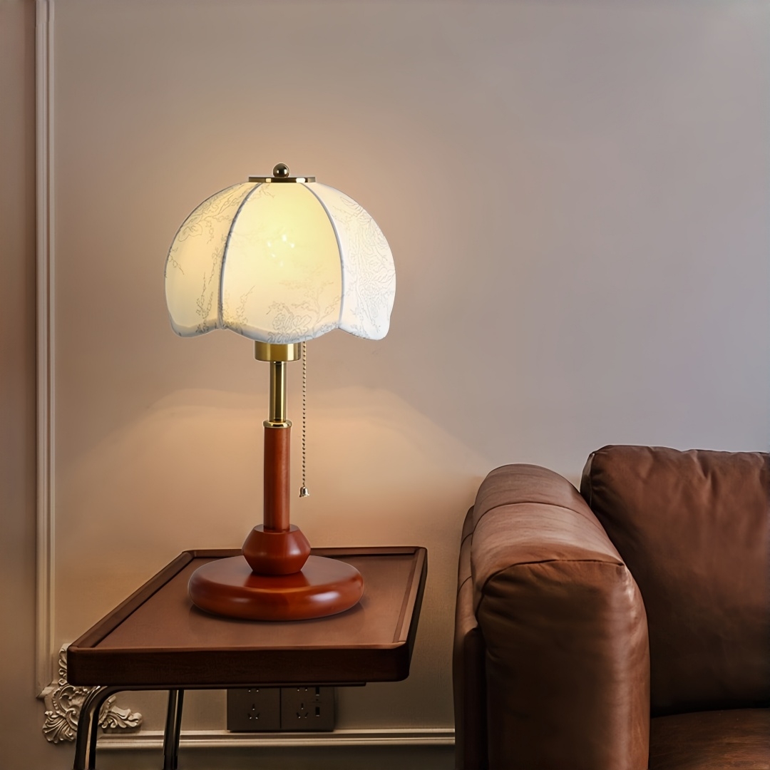 Lampe de table vintage à abat- - Textiles For Home avis et prix
