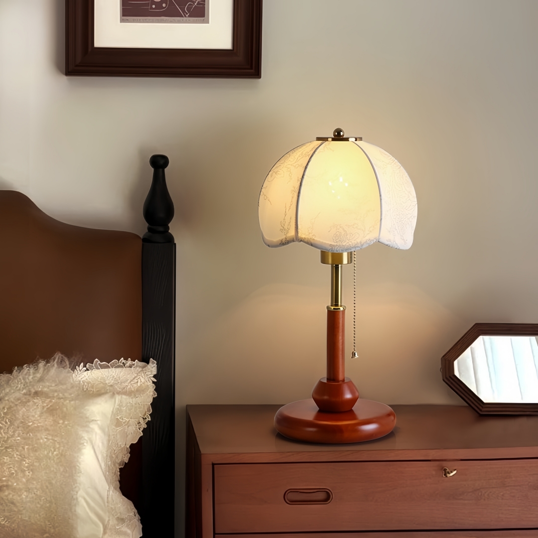Lampe de table vintage à abat- - Textiles For Home avis et prix