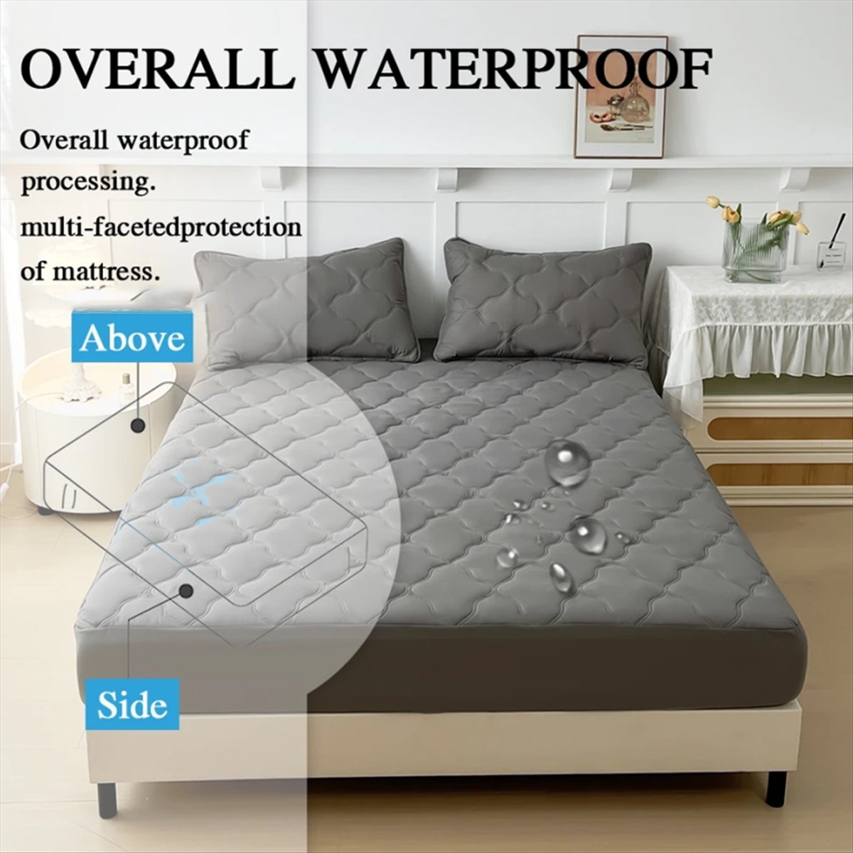 Learned-draps de lit imperméab - Bed Sheet Microfiber avis et prix