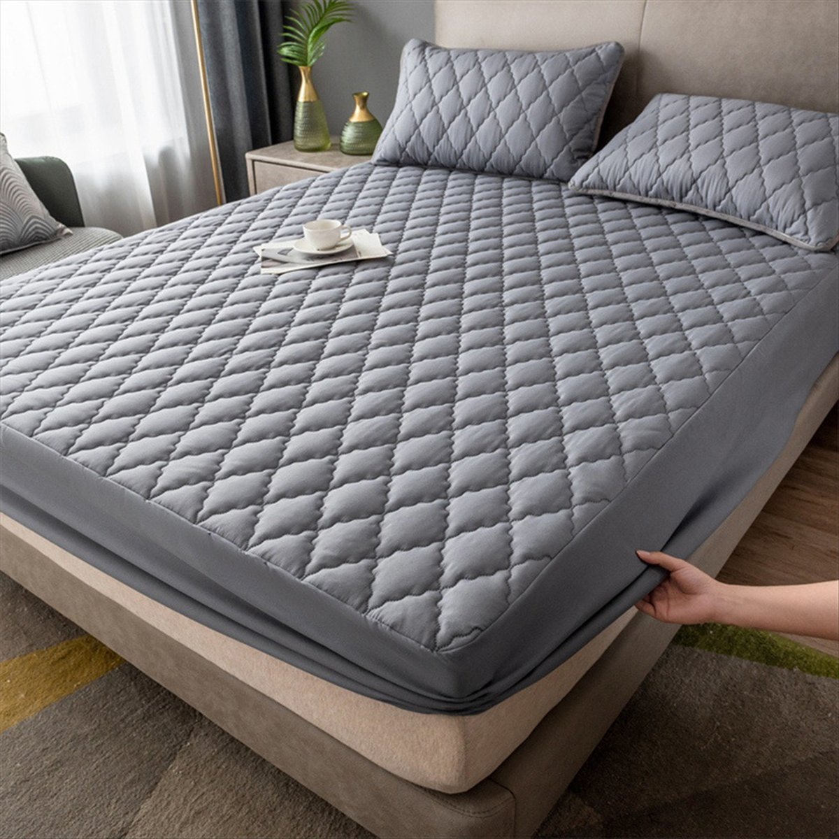 Learned-draps de lit imperméab - Bed Sheet Microfiber avis et prix