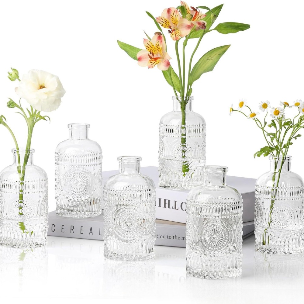 Lot de 10 mini-vases en verre  - Home Textiles France avis et prix