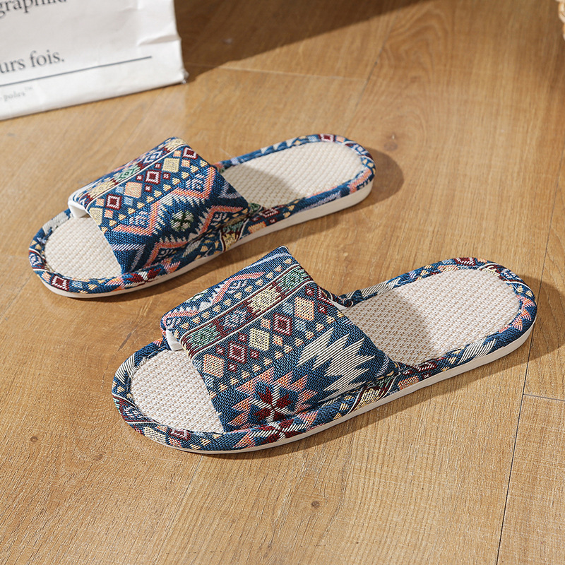 Sandales en lin naturel pour f - Textiles For Home avis et prix